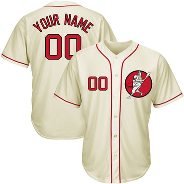 Personalized Nationals Cream Men’sized New Design Jersey