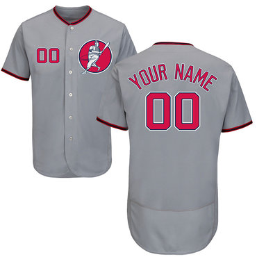 Personalized Nationals Gray Men’sized Flexbase New Design Jersey