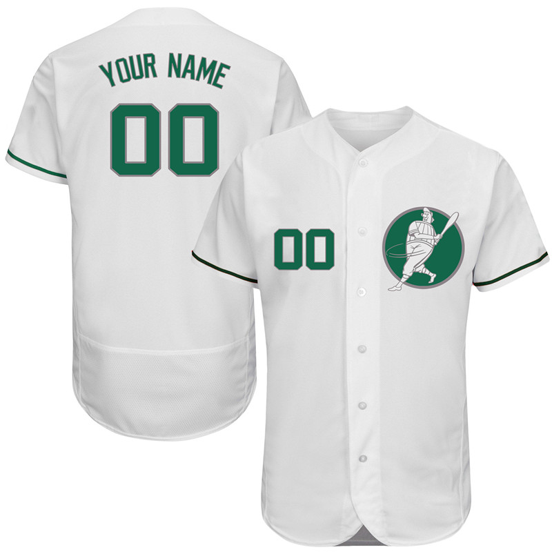 Personalized Nationals White Men’sized Flexbase New Design Jersey