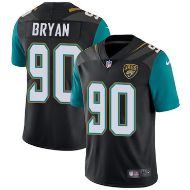 Personalized Jaguars #90 Taven Bryan Black Alternate Men’s Stitched NFL Untouchable Limited Jersey
