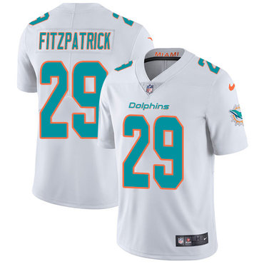 Personalized Dolphins #29 Minkah Fitzpatrick White Men’s Stitched NFL Untouchable Limited Jersey