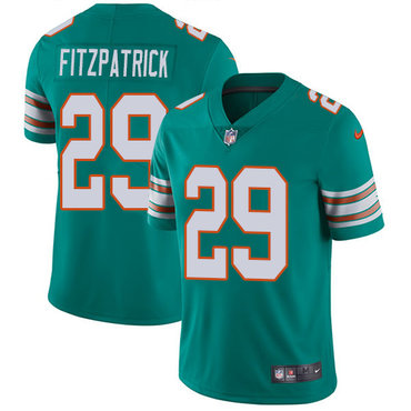 Personalized Dolphins #29 Minkah Fitzpatrick Aqua Green Alternate Men’s Stitched NFL Untouchable Limited Jersey