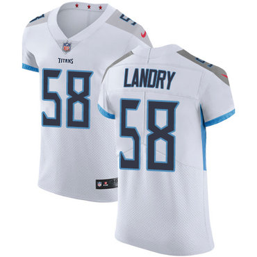 Personalized Titans #58 Harold Landry White Men’s Stitched NFL Untouchable Elite Jersey