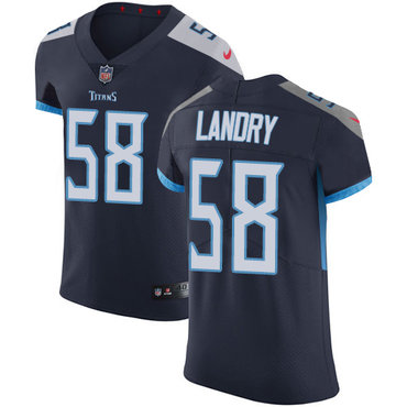 Personalized Titans #58 Harold Landry Navy Blue Alternate Men’s Stitched NFL Untouchable Elite Jersey