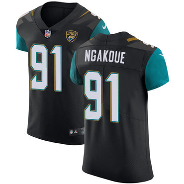 Personalized Jaguars #91 Yannick Ngakoue Black Alternate Men’s Stitched NFL Untouchable Elite Jersey