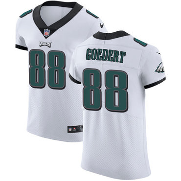 Personalized Eagles #88 Dallas Goedert White Men’s Stitched NFL Untouchable Elite Jersey