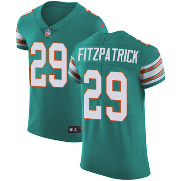 Personalized Dolphins #29 Minkah Fitzpatrick Aqua Green Alternate Men’s Stitched NFL Untouchable Elite Jersey