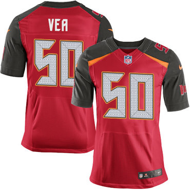Personalized Buccaneers #50 Vita Vea Red Team Color Men’s Stitched NFL New Elite Jersey