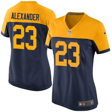 Personalized Packers #23 Jaire Alexander Navy Blue Alternate Women’s Stitched NFL New Limited Jersey