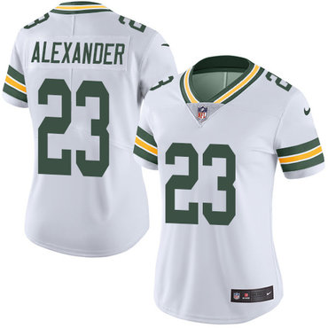 Personalized Packers #23 Jaire Alexander White Women’s Stitched NFL Untouchable Limited Jersey