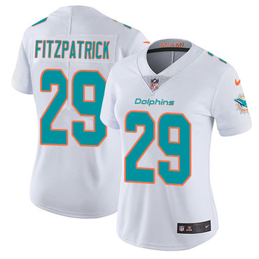 Personalized Dolphins #29 Minkah Fitzpatrick White Women’s Stitched NFL Untouchable Limited Jersey