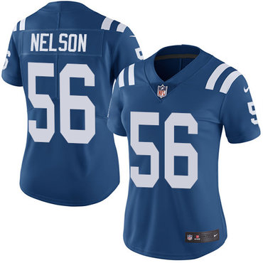 Personalized Colts #56 Quenton Nelson Royal Blue Team Color Women’s Stitched NFL Untouchable Limited Jersey