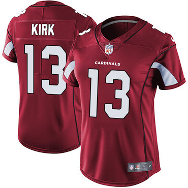 Personalized Cardinals #13 Christian Kirk Red Team Color Women’s Stitched NFL Untouchable Limited Jersey