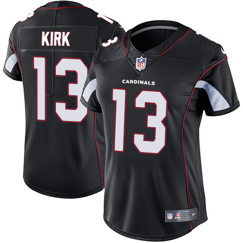 Personalized Cardinals #13 Christian Kirk Black Alternate Women’s Stitched NFL Untouchable Limited Jersey
