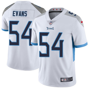 Personalized Titans #54 Rashaan Evans White Youth Stitched NFL Untouchable Limited Jersey