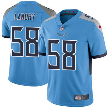 Personalized Titans #58 Harold Landry Light Blue Team Color Youth Stitched NFL Untouchable Limited Jersey