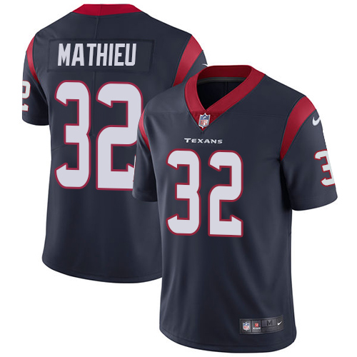 Personalized Texans #32 Tyrann Mathieu Navy Blue Team Color Youth Stitched NFL Untouchable Limited Jersey