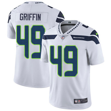 Personalized Seahawks #49 Shaquem Griffin White Youth Stitched NFL Untouchable Limited Jersey