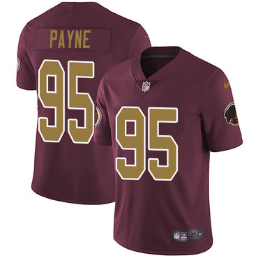 Personalized Redskins #95 Da’Ron Payne Burgundy Red Alternate Youth Stitched NFL Untouchable Limited Jersey