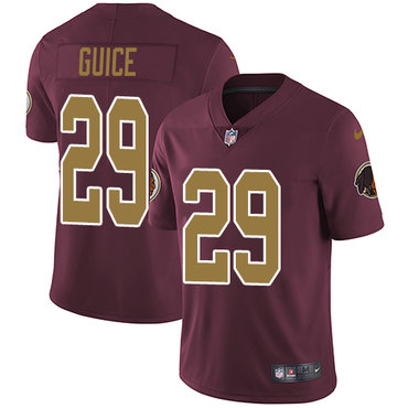 Personalized Redskins #29 Derrius Guice Burgundy Red Alternate Youth Stitched NFL Untouchable Limited Jersey