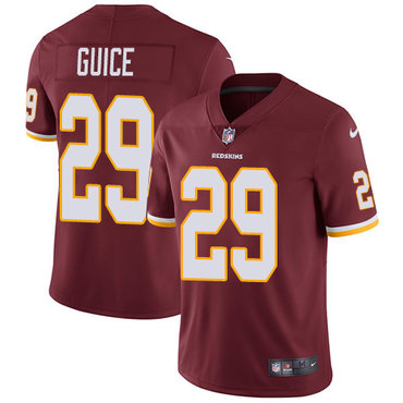 Personalized Redskins #29 Derrius Guice Burgundy Red Team Color Youth Stitched NFL Untouchable Limited Jersey