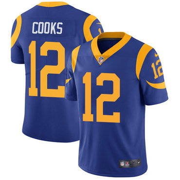Personalized Rams #12 Brandin Cooks Royal Blue Alternate Youth Stitched NFL Untouchable Limited Jersey