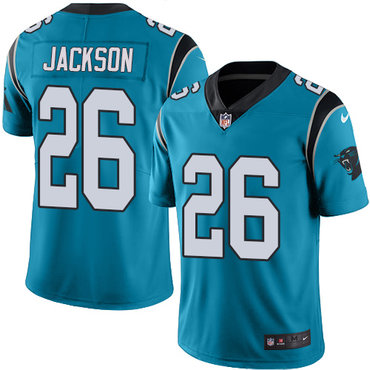 Personalized Panthers #26 Donte Jackson Blue Alternate Youth Stitched NFL Untouchable Limited Jersey