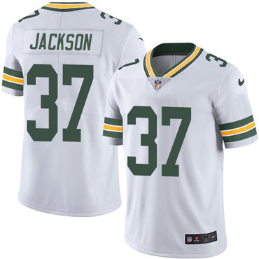 Personalized Packers #37 Josh Jackson White Youth Stitched NFL Untouchable Limited Jersey