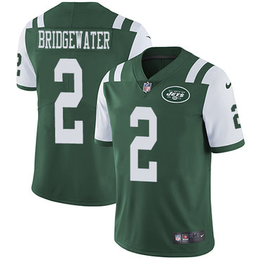 Personalized Jets #2 Teddy Bridgewater Green Team Color Youth Stitched NFL Untouchable Limited Jersey