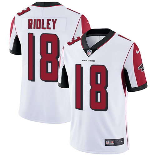 Personalized Falcons #18 Calvin Ridley White Youth Stitched NFL Untouchable Limited Jersey