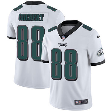 Personalized Eagles #88 Dallas Goedert White Youth Stitched NFL Untouchable Limited Jersey