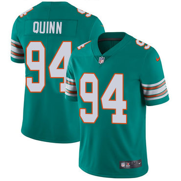 Personalized Dolphins #94 Robert Quinn Aqua Green Alternate Youth Stitched NFL Untouchable Limited Jersey