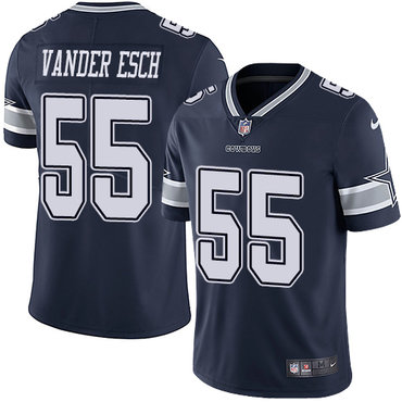 Personalized Cowboys #55 Leighton Vander Esch Navy Blue Team Color Youth Stitched NFL Untouchable Limited Jersey
