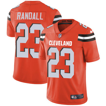 Personalized Browns #23 Damarious Randall Orange Alternate Youth Stitched NFL Untouchable Limited Jersey