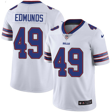 Personalized Bills #49 Tremaine Edmunds White Youth Stitched NFL Untouchable Limited Jersey