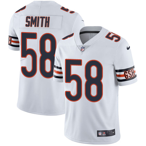 Personalized Bears #58 Roquan Smith White Youth Stitched NFL Untouchable Limited Jersey