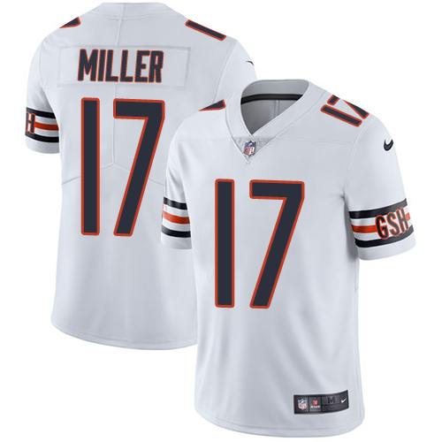 Personalized Bears #17 Anthony Miller White Youth Stitched NFL Untouchable Limited Jersey