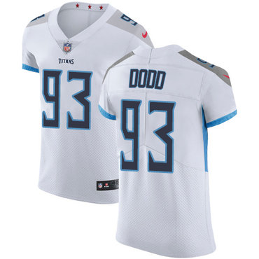 Personalized Titans #93 Kevin Dodd White Men’s Stitched NFL Untouchable Elite Jersey