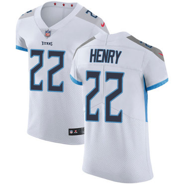 Personalized Titans #22 Derrick Henry White Men’s Stitched NFL Untouchable Elite Jersey