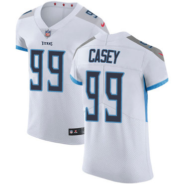 Personalized Titans #99 Jurrell Casey White Men’s Stitched NFL Untouchable Elite Jersey