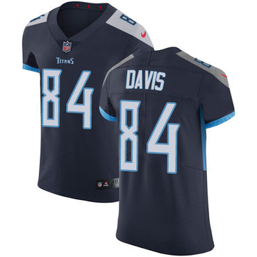 Personalized Titans #84 Corey Davis Navy Blue Alternate Men’s Stitched NFL Untouchable Elite Jersey