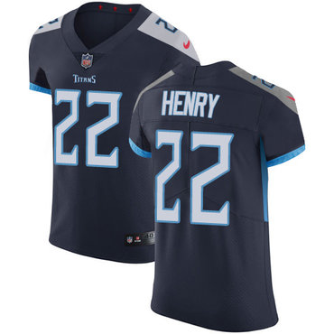 Personalized Titans #22 Derrick Henry Navy Blue Alternate Men’s Stitched NFL Untouchable Elite Jersey