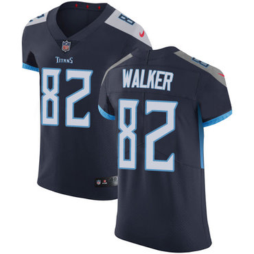 Personalized Titans #82 Delanie Walker Navy Blue Alternate Men’s Stitched NFL Untouchable Elite Jersey