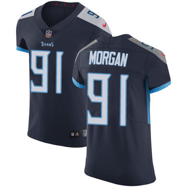 Personalized Titans #91 Derrick Morgan Navy Blue Alternate Men’s Stitched NFL Untouchable Elite Jersey