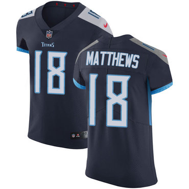 Personalized Titans #18 Rishard Matthews Navy Blue Alternate Men’s Stitched NFL Untouchable Elite Jersey