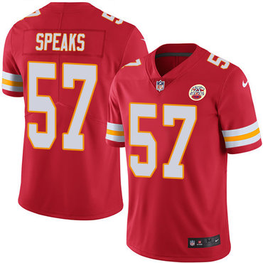 Personalized Chiefs #57 Breeland Speaks Red Team Color Men’s Stitched NFL Untouchable Limited Jersey