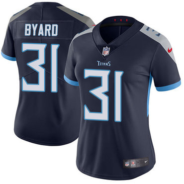 Personalized Titans #31 Kevin Byard Navy Blue Alternate Women’s Stitched NFL Untouchable Limited Jersey