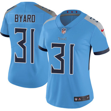 Personalized Titans #31 Kevin Byard Light Blue Team Color Women’s Stitched NFL Untouchable Limited Jersey