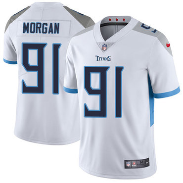 Personalized Titans #91 Derrick Morgan White Youth Stitched NFL Untouchable Limited Jersey