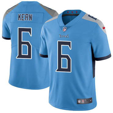 Personalized Titans #6 Brett Kern Light Blue Team Color Youth Stitched NFL Untouchable Limited Jersey